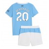 Manchester City Bernardo Silva #20 Hjemmedraktsett Barn 2025-26 Kortermet (+ korte bukser)